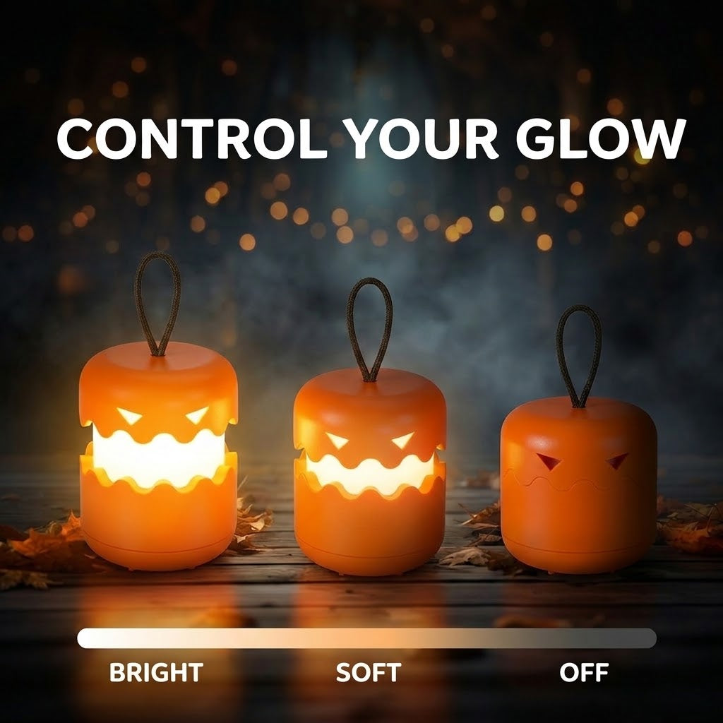 GlowGrin Light-Up Pumpkin