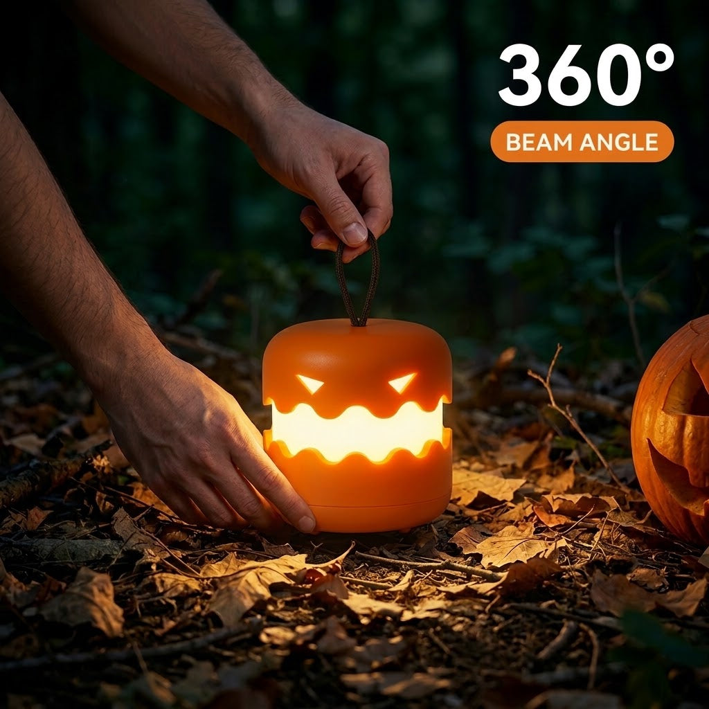 GlowGrin Light-Up Pumpkin